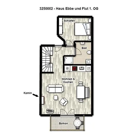 Apartment Haus Ebbe Und Flut 2 *