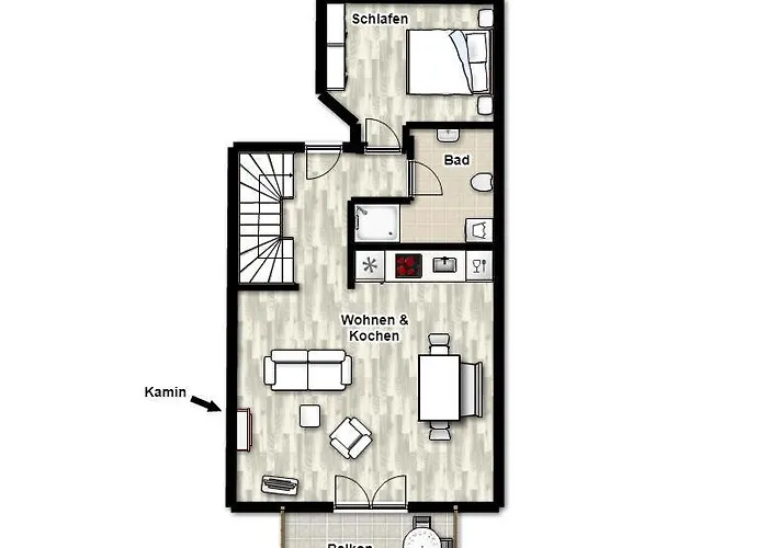 아파트 Haus Ebbe Und Flut 2 *